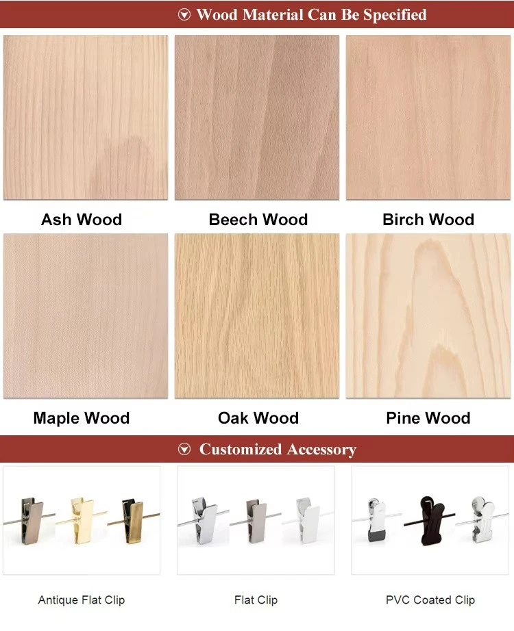 collage wooden hangers china Wood hanger supplier